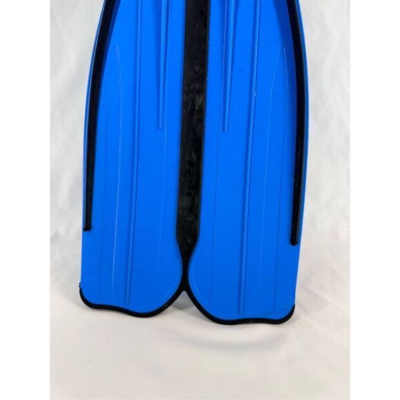 Cressi Mens Blue Black Snorkeling Scuba Full Foot Rondinella Fins Size mens 6.5 - Picture 8 of 10